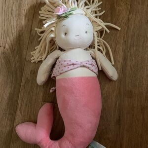 Bunnies by the Bay Pink Mermaid Stuffed Toy
